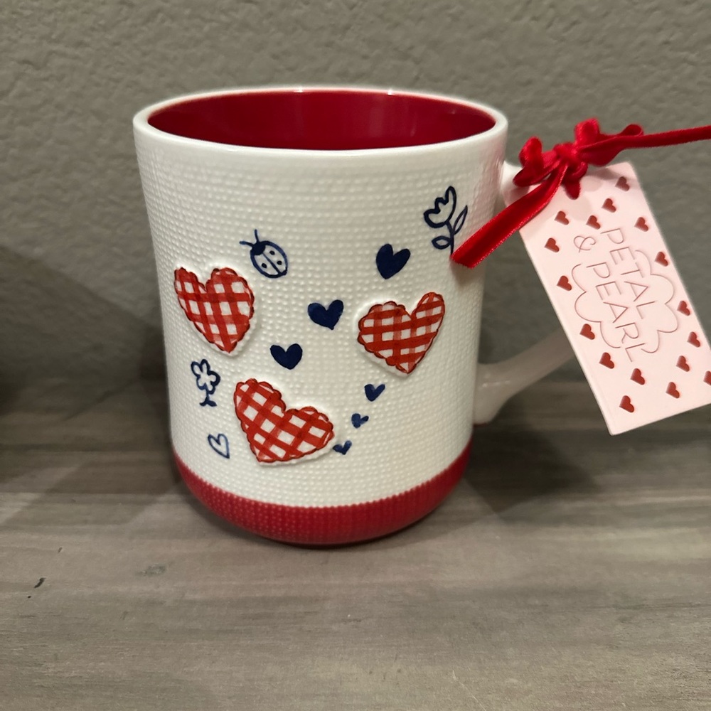 Sale! Petal & Pearl Hearts Mug